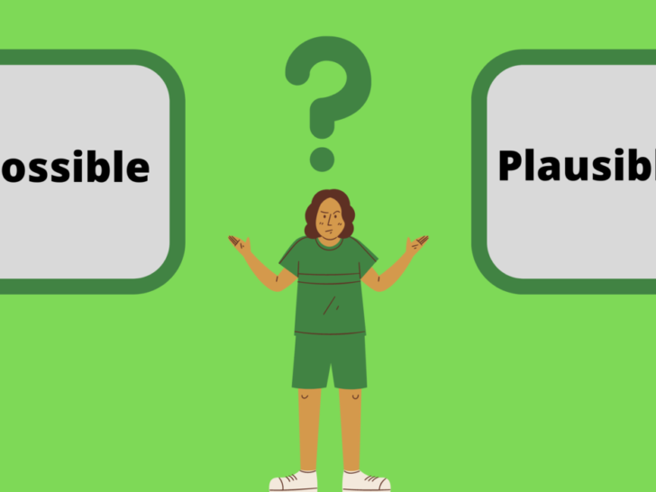 When to Say ‘Possible’ and When to Say ‘Plausible’ – A Guide