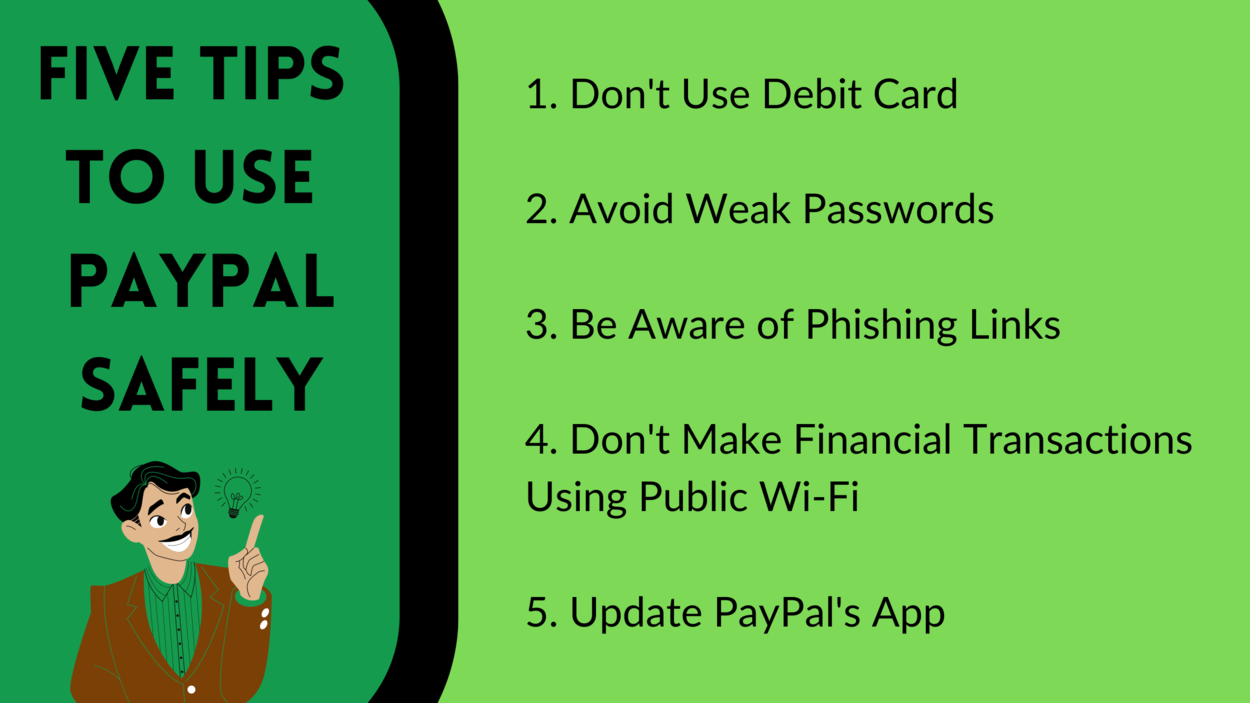 Five tips to use PayPal safely