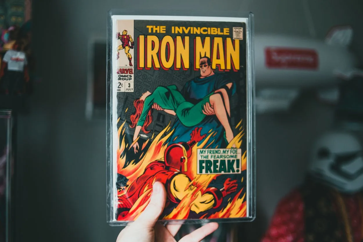 The comic book of Iron Man