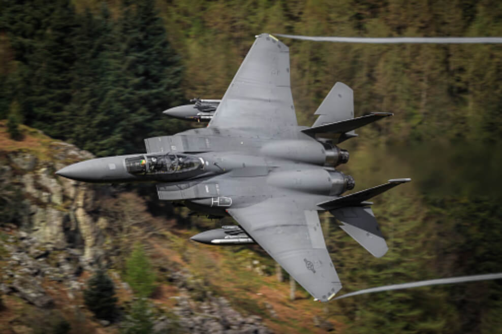 An image showing F-15 fighter jet