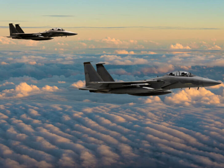 F-16 vs. F-15- (U.S. Air force)