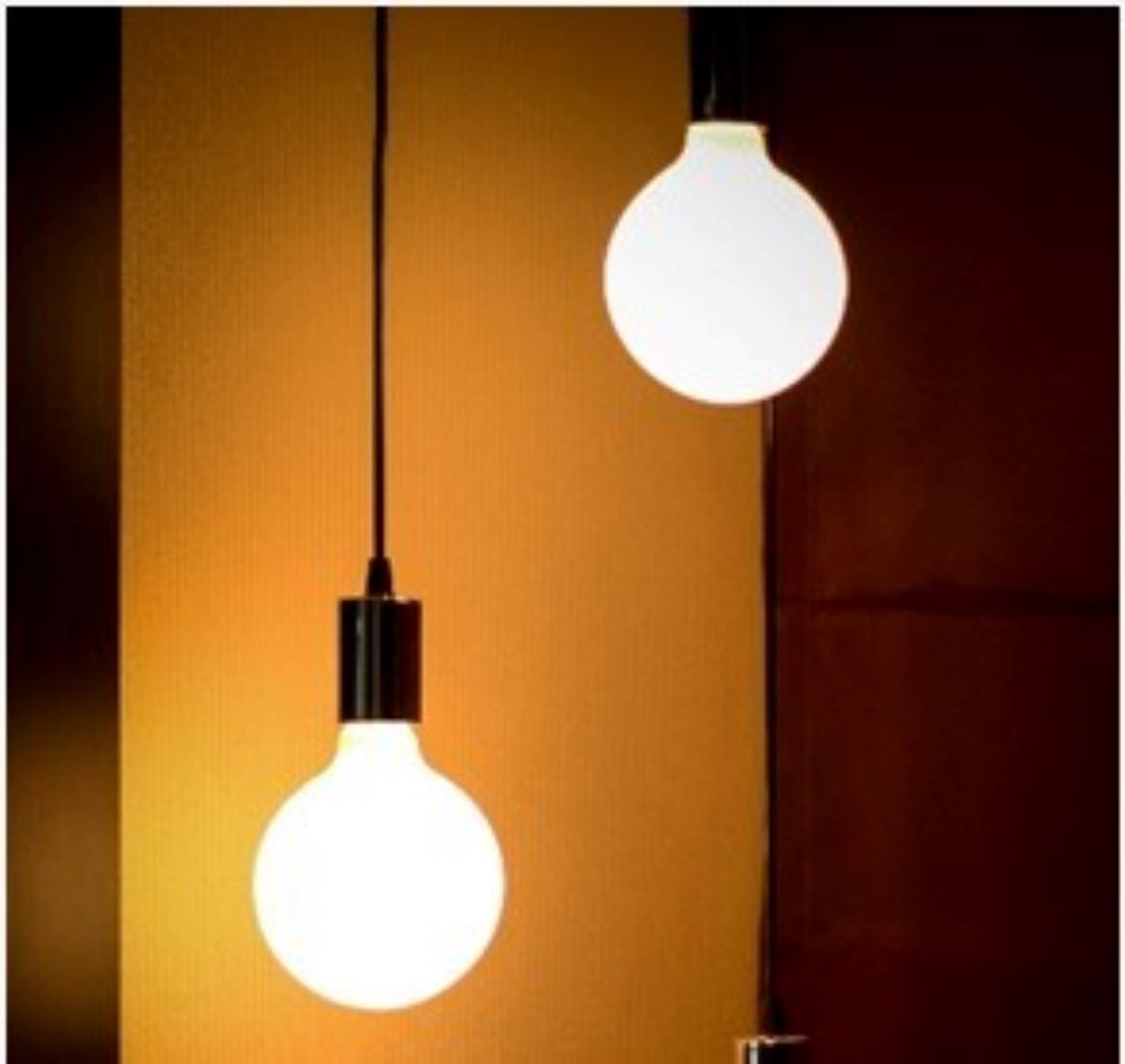 LED bulbs with lower color temperatures produce a yellowish light.