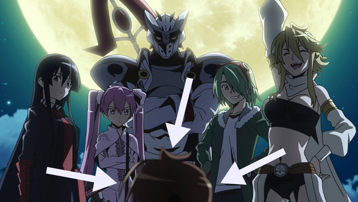 Characters from the anime Akame Ga Kill