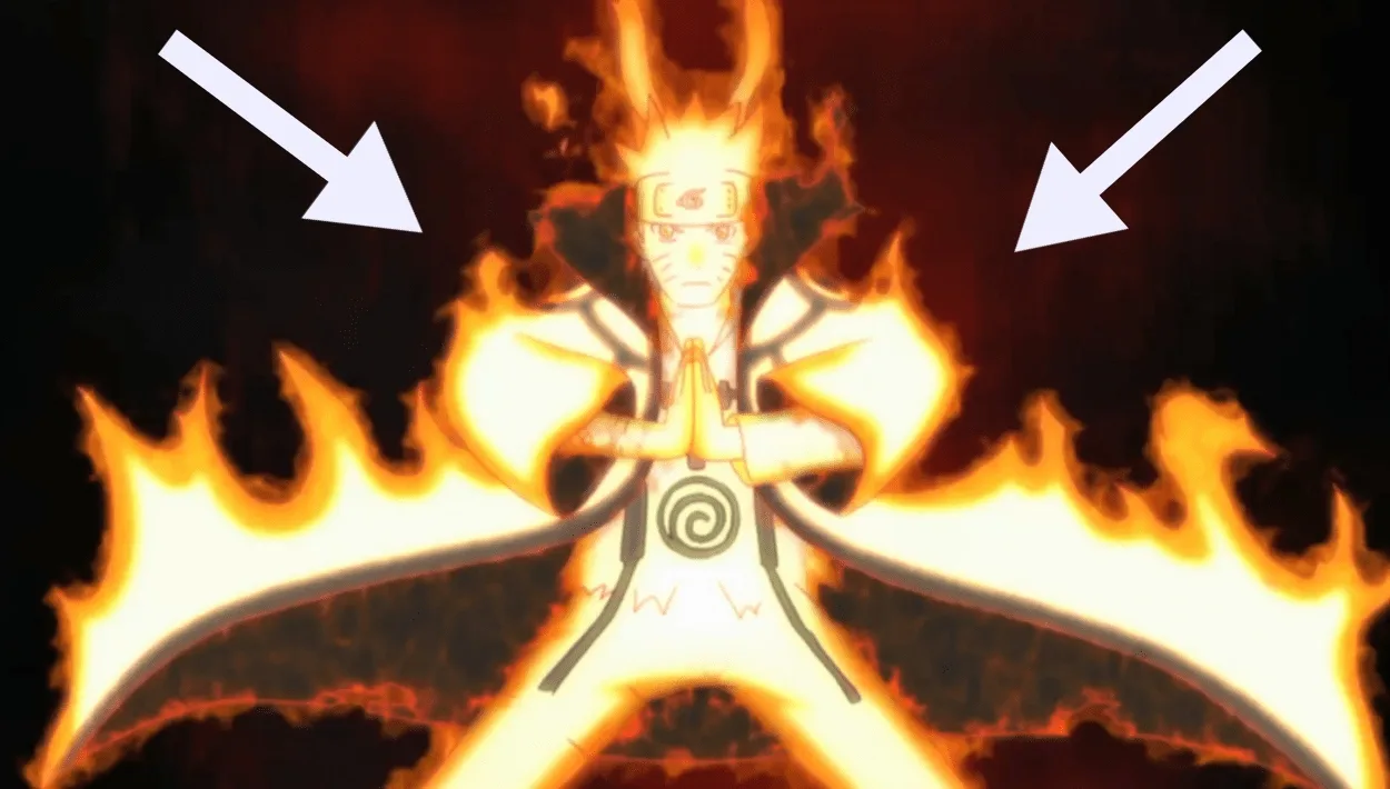 Naruto in one of his modes
