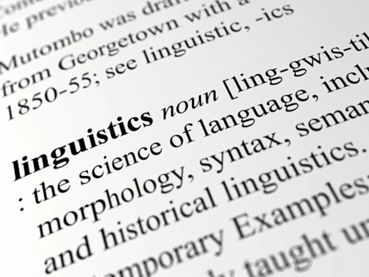 Linguistics, focus on the speech