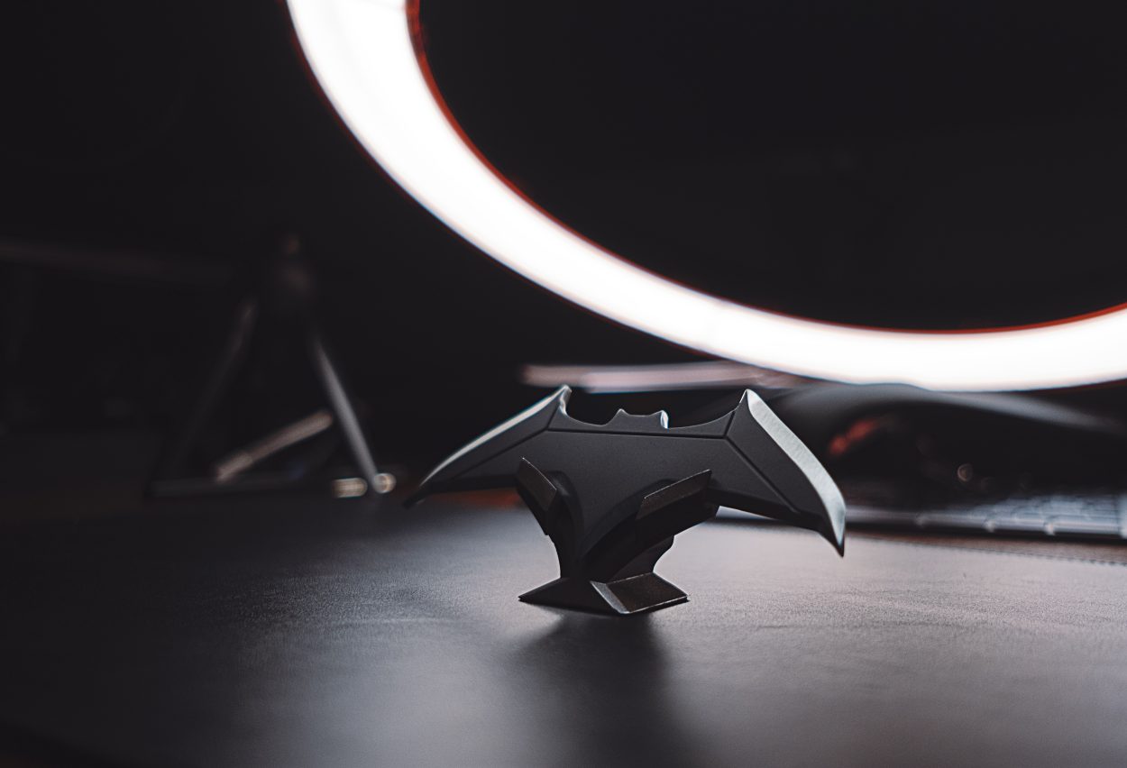 Batman's symbol as a steel thing