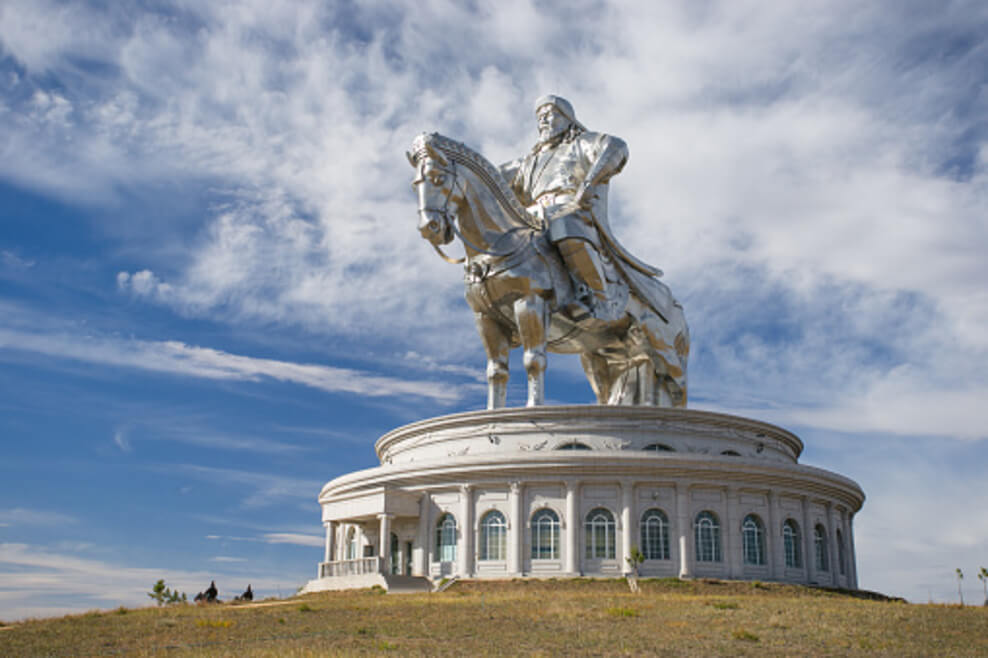 The statue of Genghis Khan