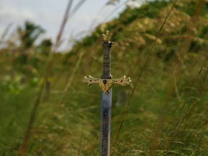 A Medieval Sword.