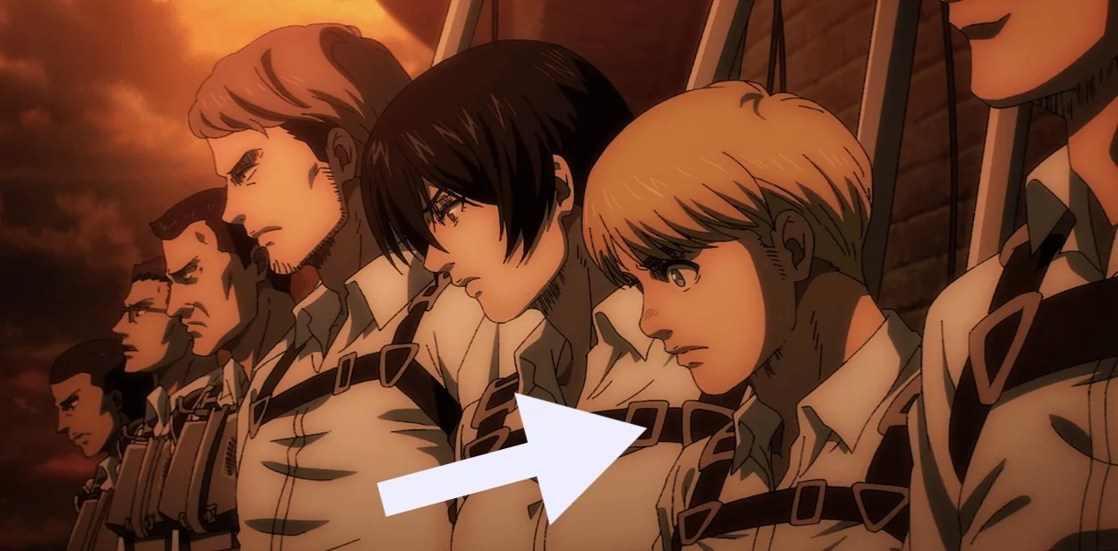 Jean, Mikasa, and Armin