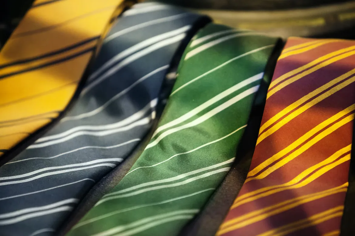 Neck Tie representing each Houses