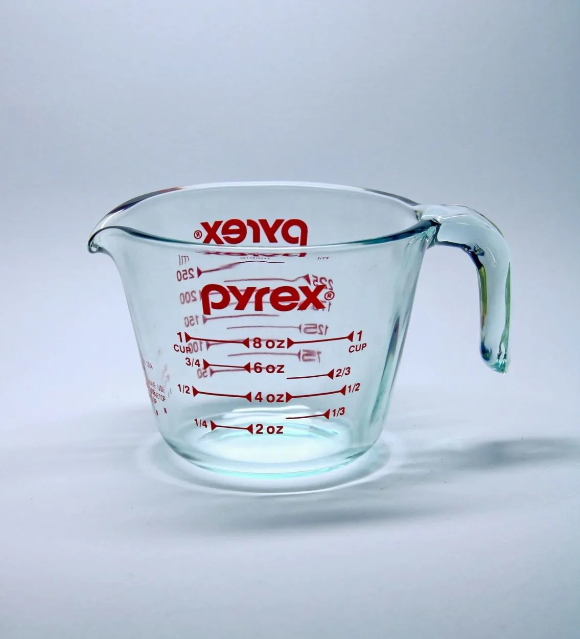 a measuring cup