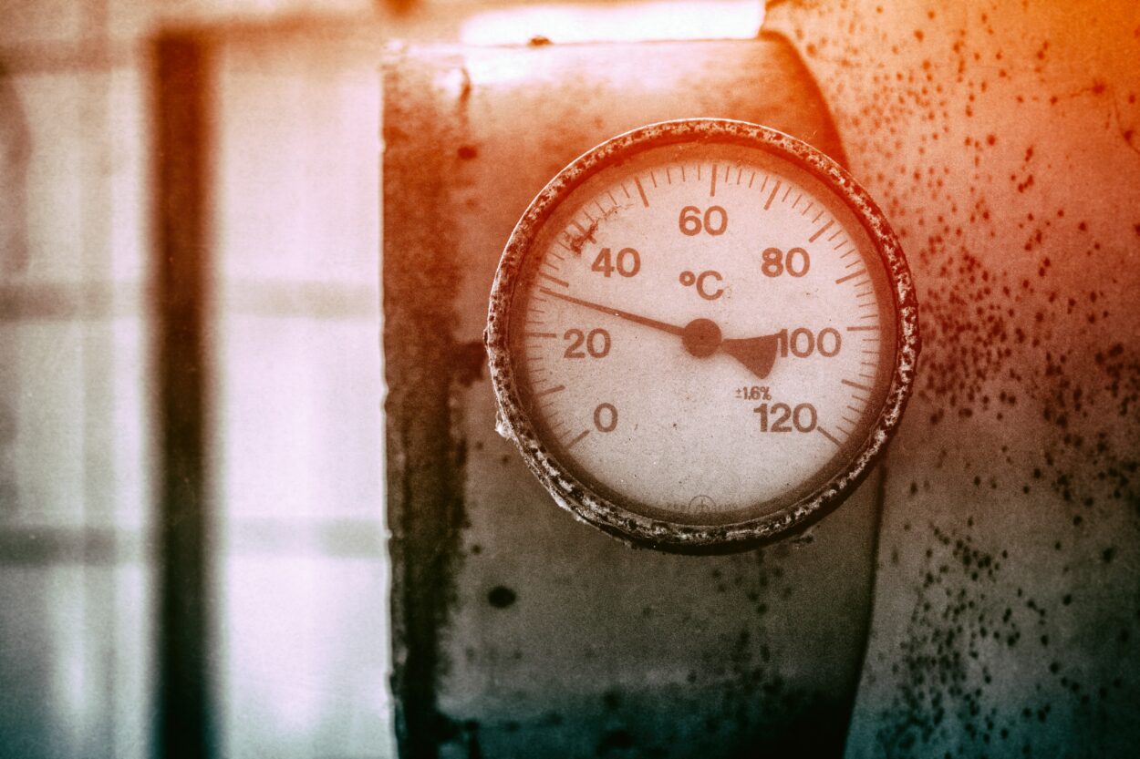 a pressure gauge