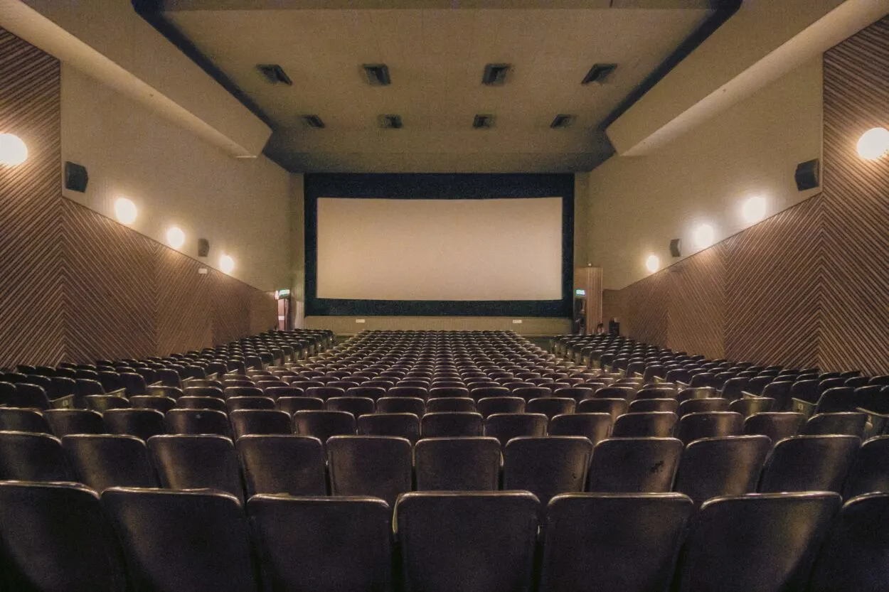 an empty theater