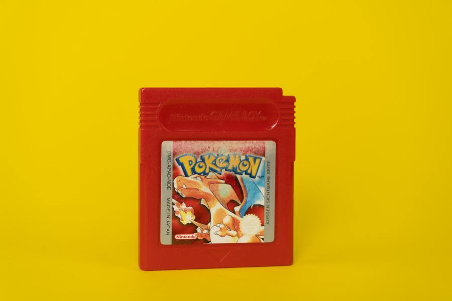 An old Pokémon cartridge for Gameboy