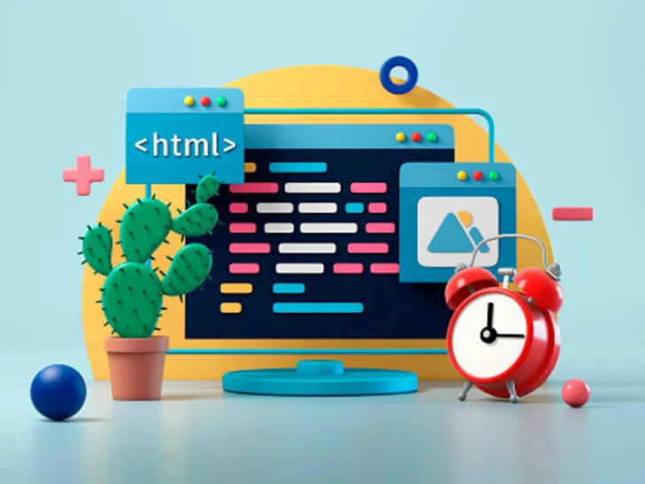html and a monitor