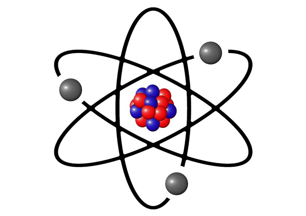 Image of a 3D structure of an atom.