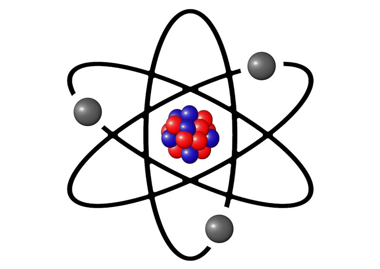 Image of a 3D structure of an atom.