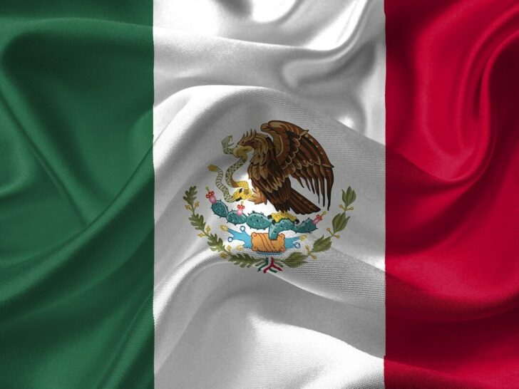 Mexican flag.