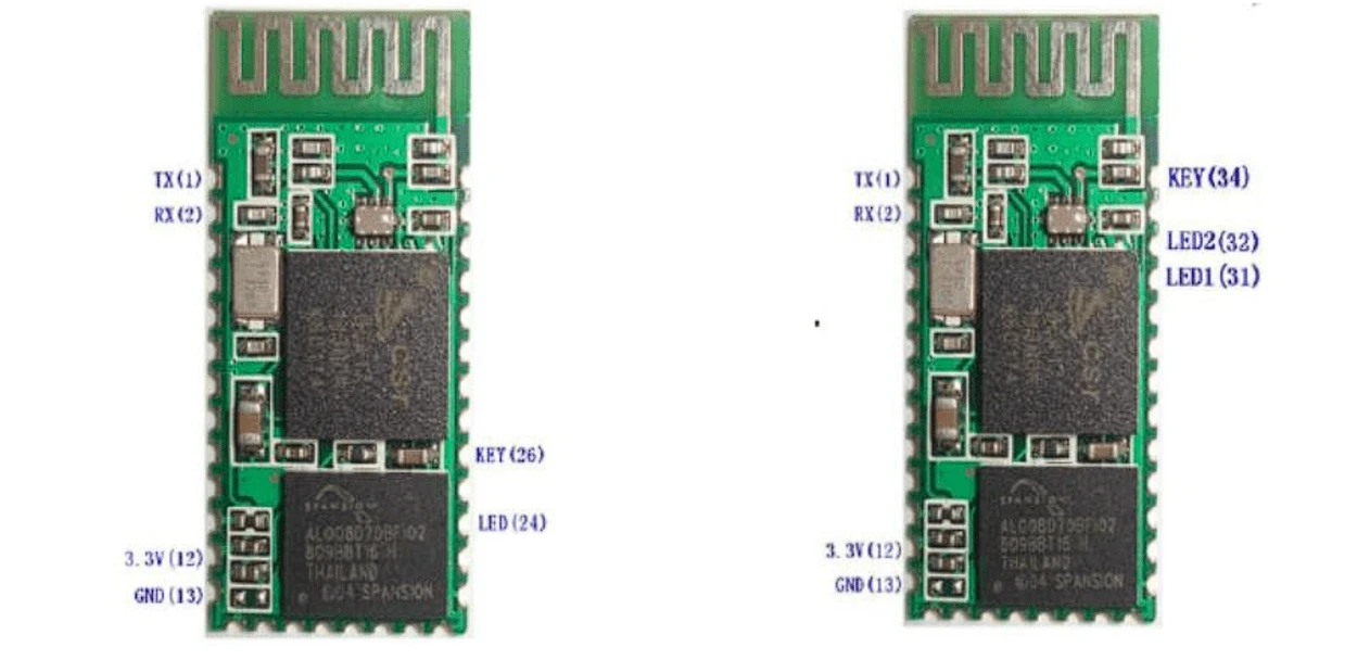 HC-06 and HC-05 Pin and Entering AT Mode