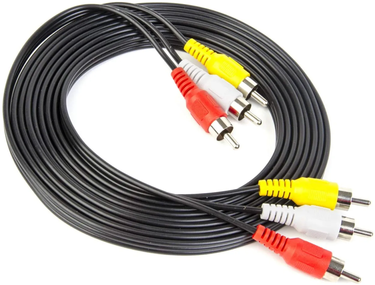 Red/Yellow/White RCA cables