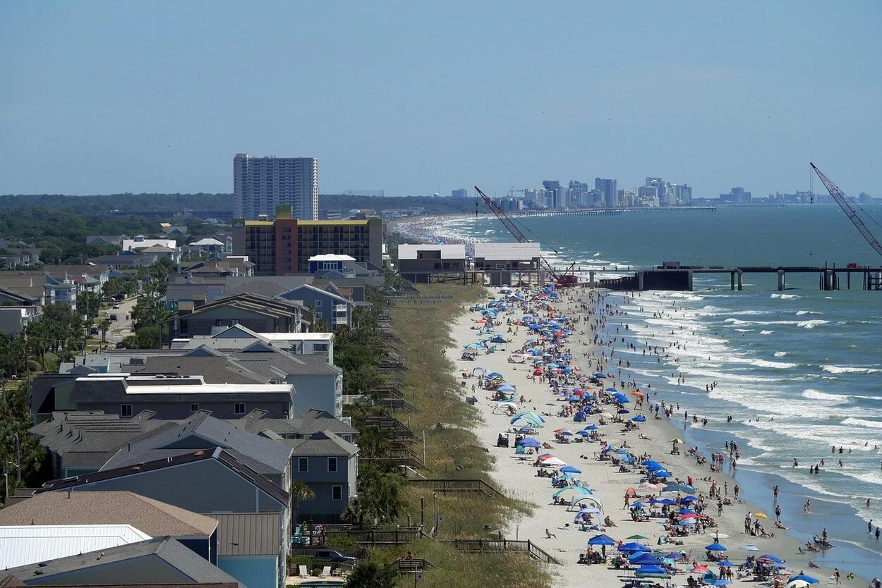 Image of a Myrtle beach.