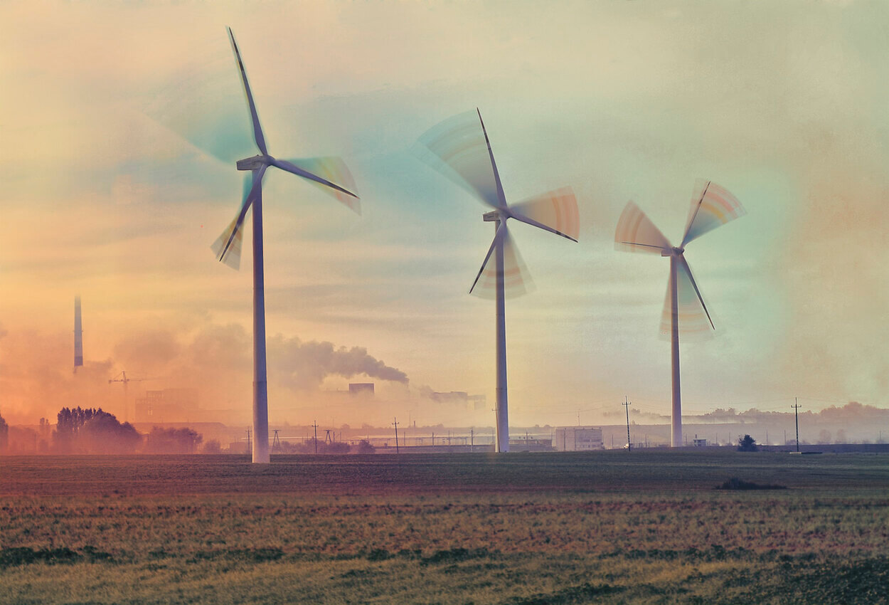 Image of a wind farm.