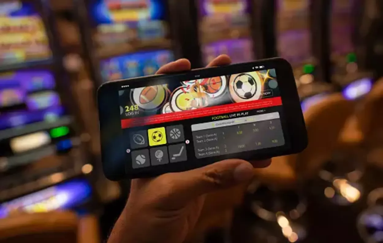 A gaming concept shown through a phone