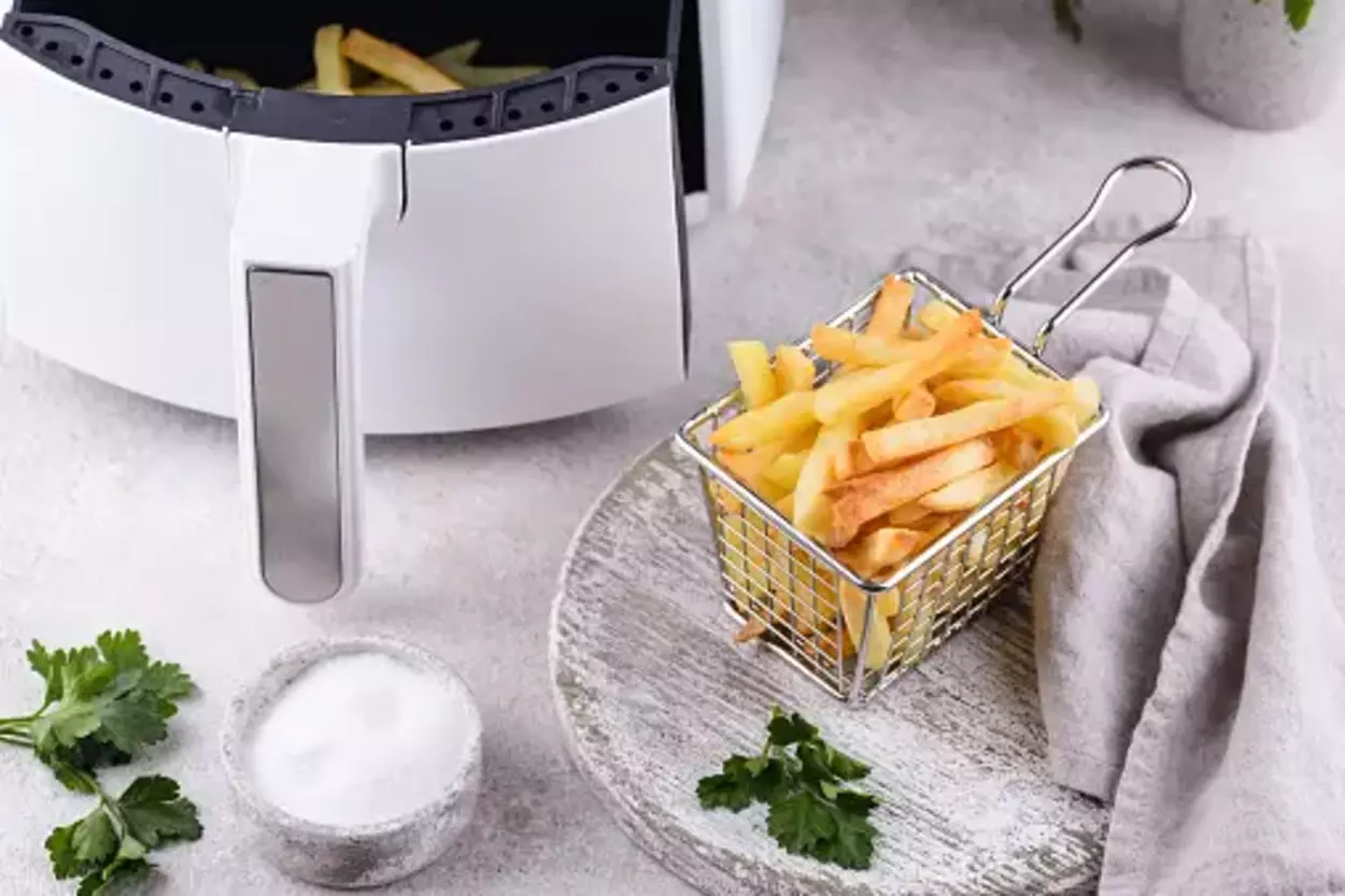 An air fryer used for making fries