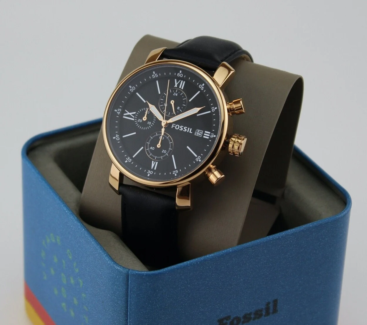 Fossil Black Dial Watch.