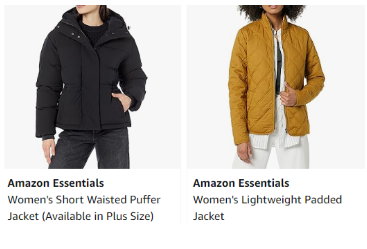 Amazon Essentials jackets