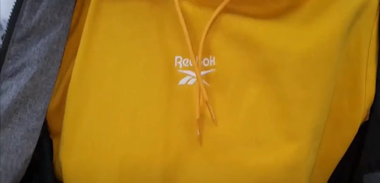 A reebok hoodie