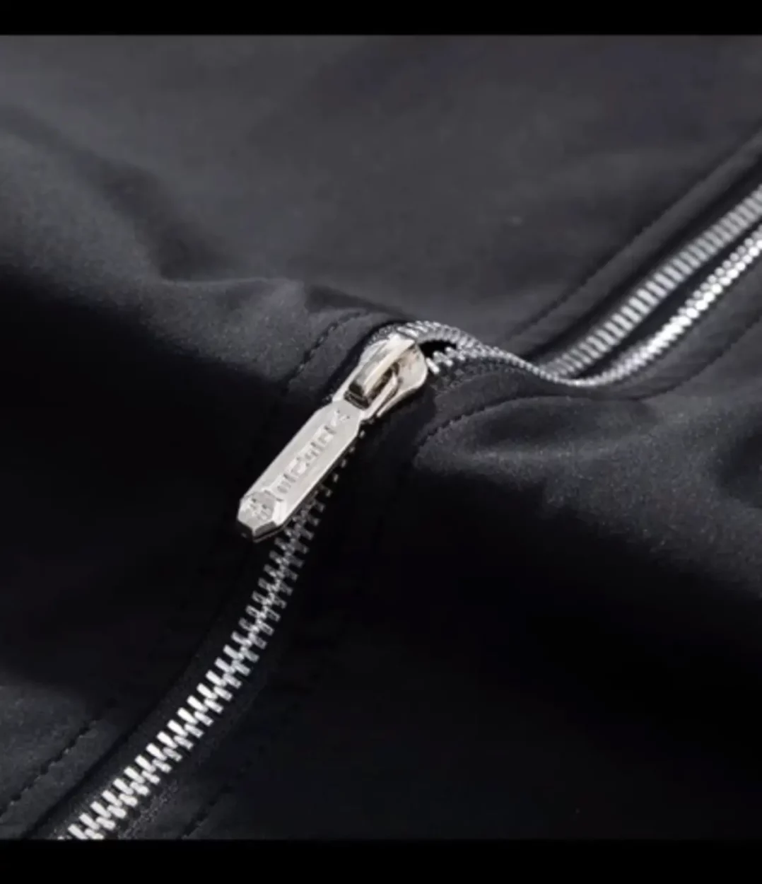 Black hoodie with zipper