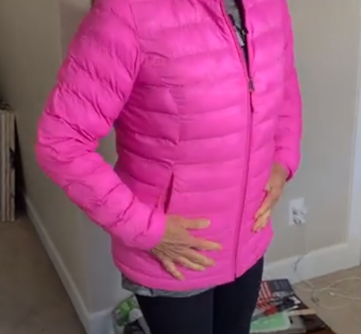 Amazon Essential jacket in pink