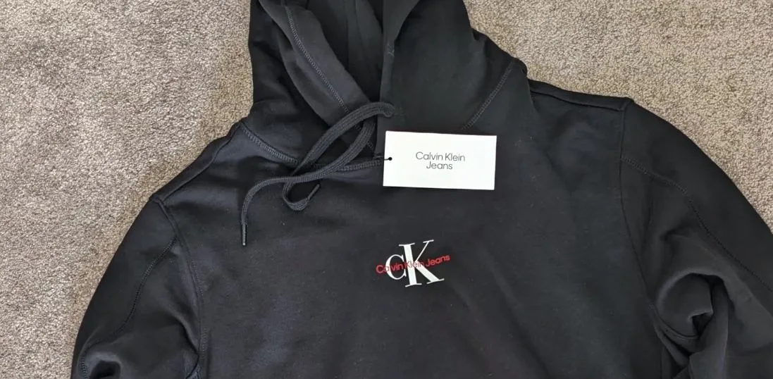 A CK hoodie