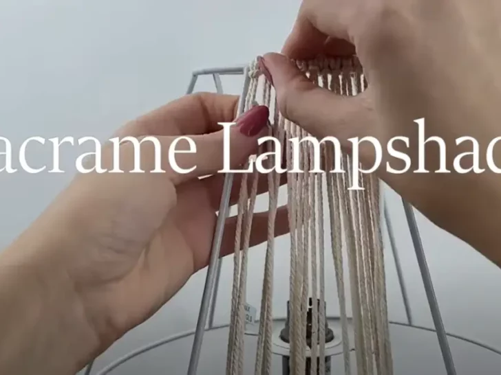 Macrame Table Lamp